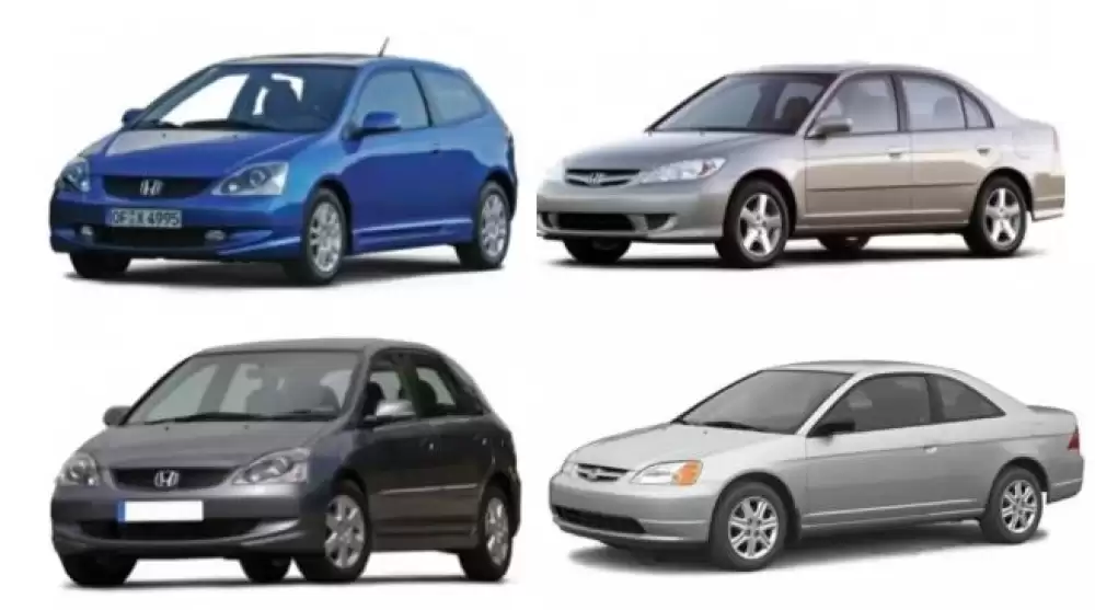 HONDA CIVIC (2001-2005) PRÉMIOVÉ AUTOKOBERCE