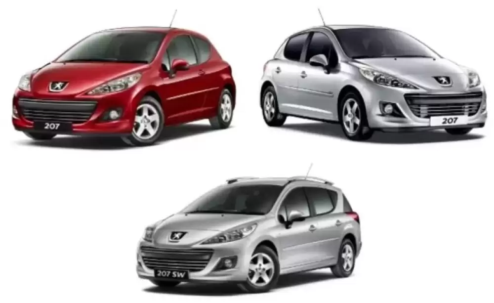 PEUGEOT 207 (2006-2012) 3D GUMENÉ AUTOROHOŽE 