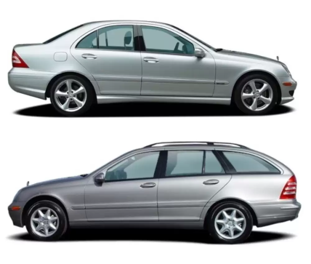 MERCEDES-BENZ C (W203) (2000-2007) 3D GUMENÉ AUTOROHOŽE 