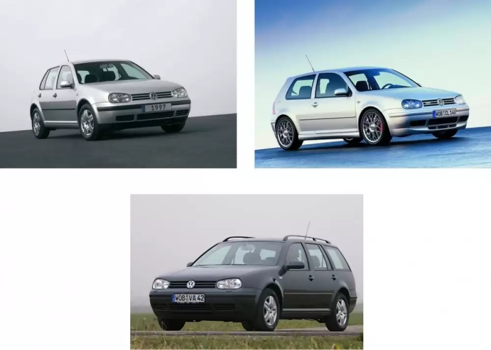 VW GOLF IV (1997-2003) 3D GUMISZŐNYEG