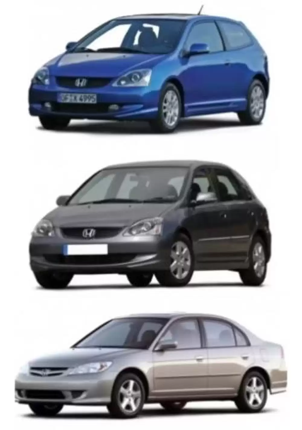 HONDA CIVIC (2001-2005) VANIČKA DO KUFRA