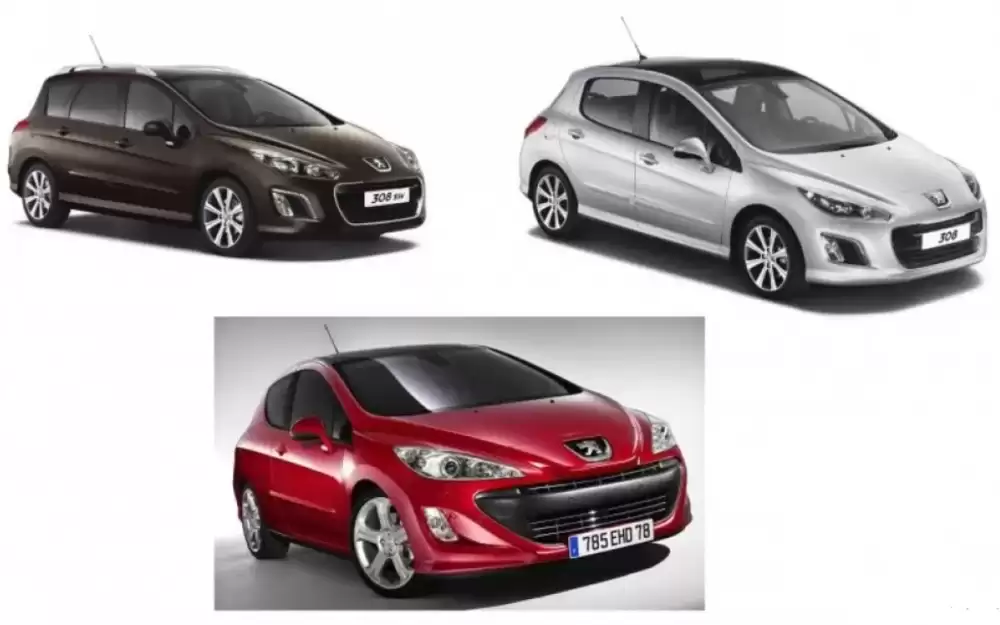PEUGEOT 308 (2007-2013) TEXTILNÍ AUTOKOBERCE