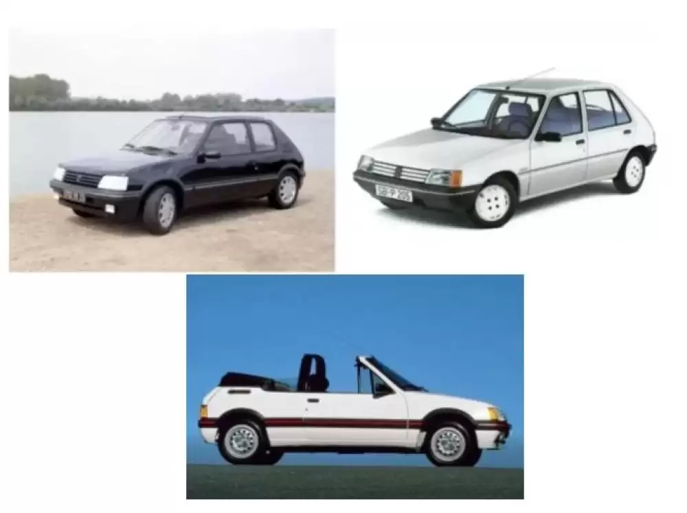PEUGEOT 205 (1983-1998) TEXTILNÍ AUTOKOBERCE